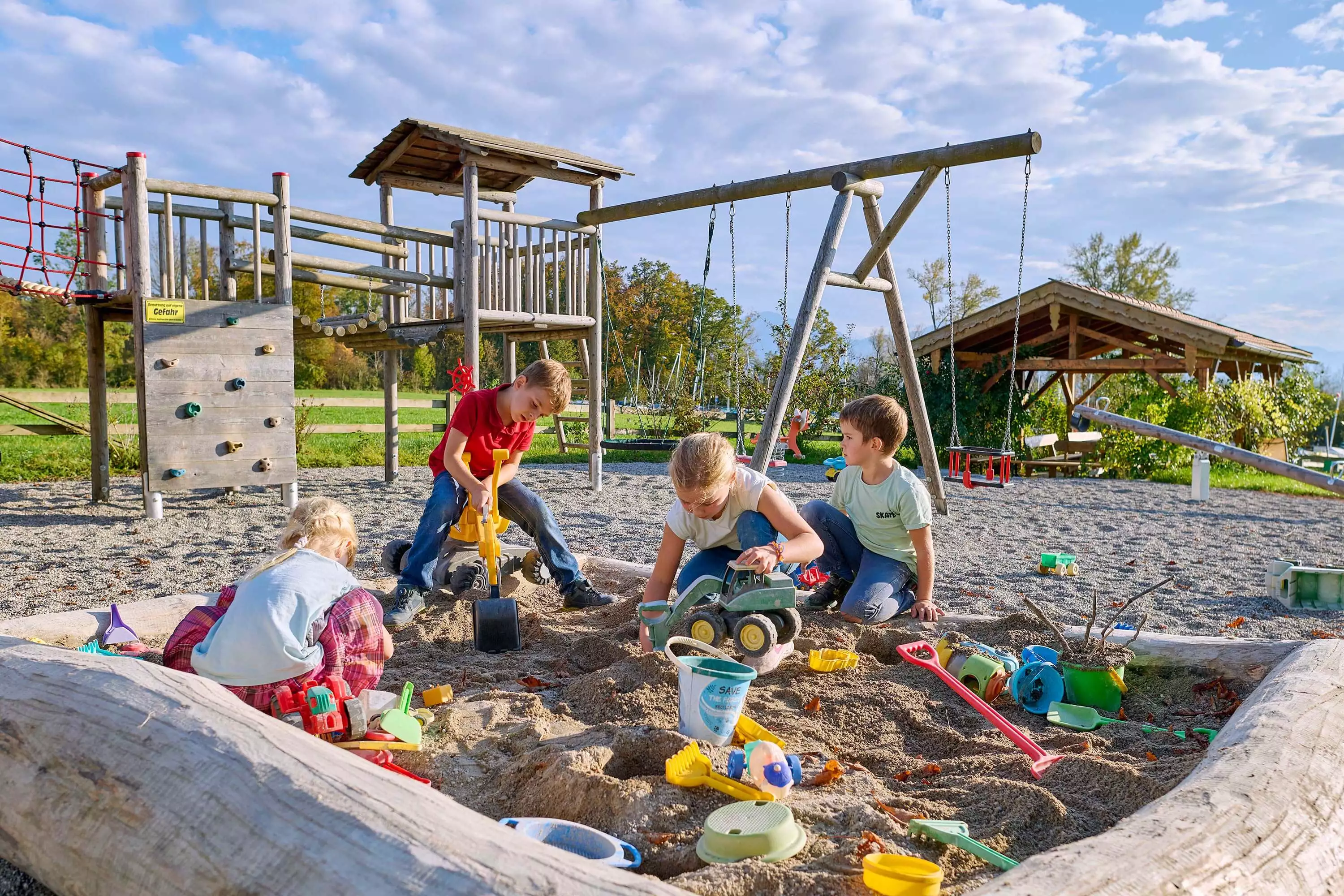 Kinderurlaub Aktivurlaub für die ganze Familie Kletterhäuschen Naturerlebnis